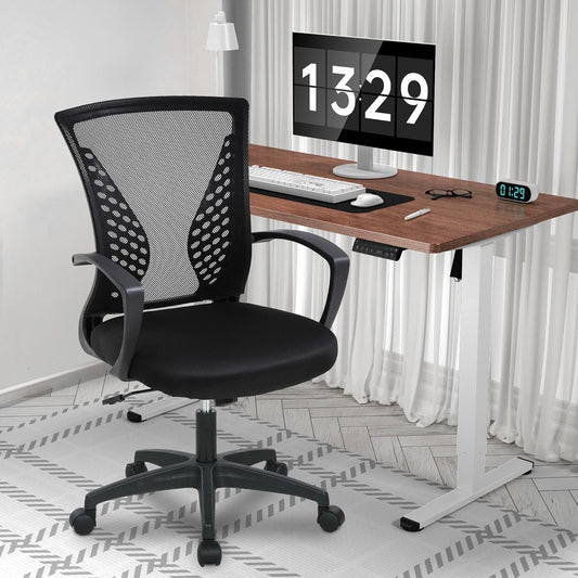Ergonomic Mesh Office Gaming Chair – Adjustable Lumbar Support, 360° Swivel, Breathable Backrest, Height Adjustable, BIFMA Certified, Easy Assembly