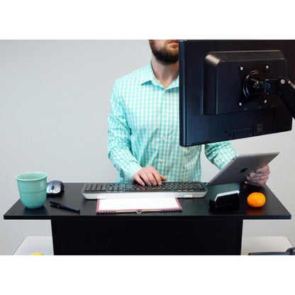 Ergonomic Standing Desk Converter – Adjustable Sit-Stand Workstation for Home Office